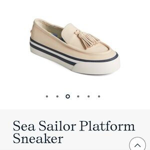 New Sperry  Sea Salt platform sneaker